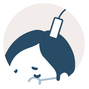 マイクロスコープ診断のイラスト